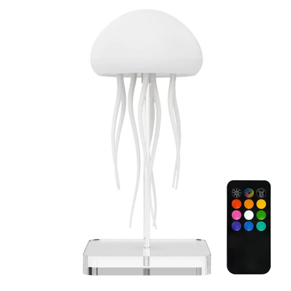 RGB Jellyfish Night Light with Touch Control and Remote — Night Lights, COOKING-MALL