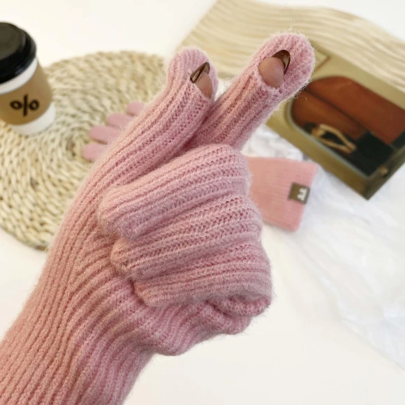Winter Touchscreen Knit Gloves — Cold Weather Gloves, XBHBAG