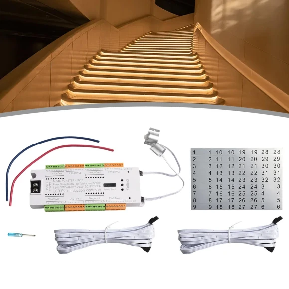 32-Channel LED Motion Sensor Controller for Stairs — Motion Sensors, kingroyal