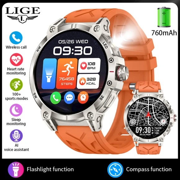 Bluetooth Call Smart Watch — Wearable Accessories, LIGE