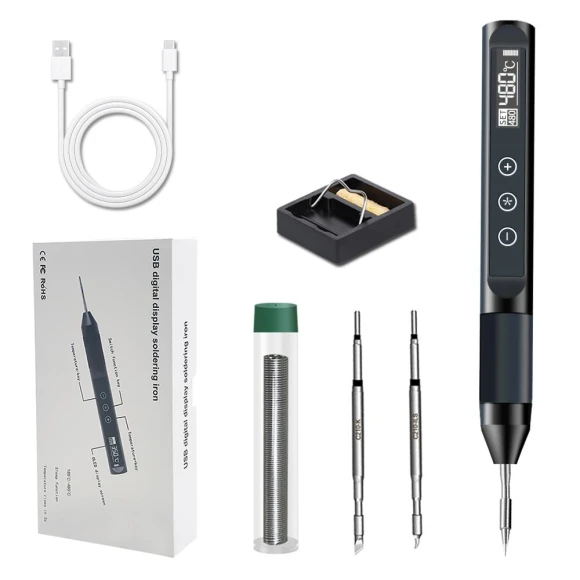 Digital USB Soldering Iron with Adjustable Temperature — Stations, Reliable tool