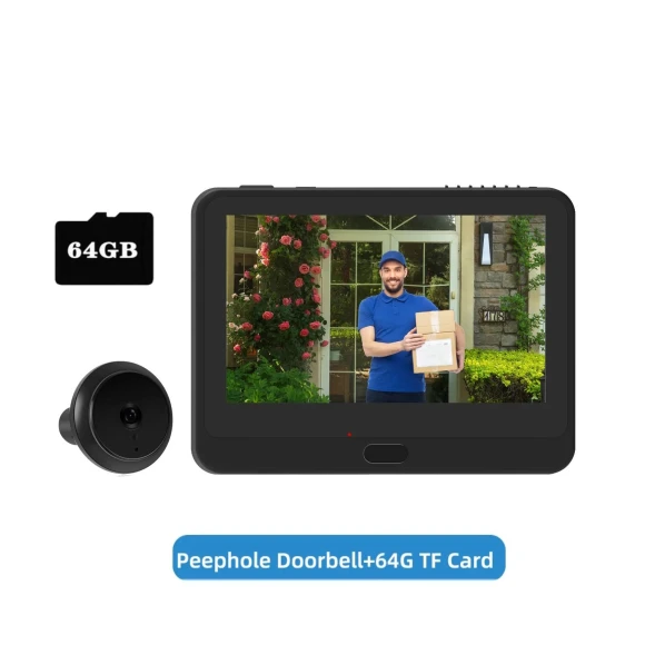 Hidden Electronic Peephole Smart Doorbell — Doorbells, Qichuanxin
