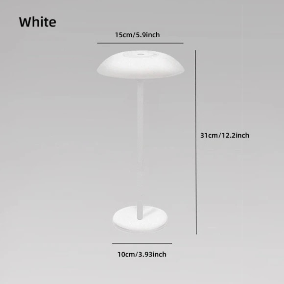 LED Touch Desk Lamp with USB Charging — Desk & Table Lighting, Chic Home