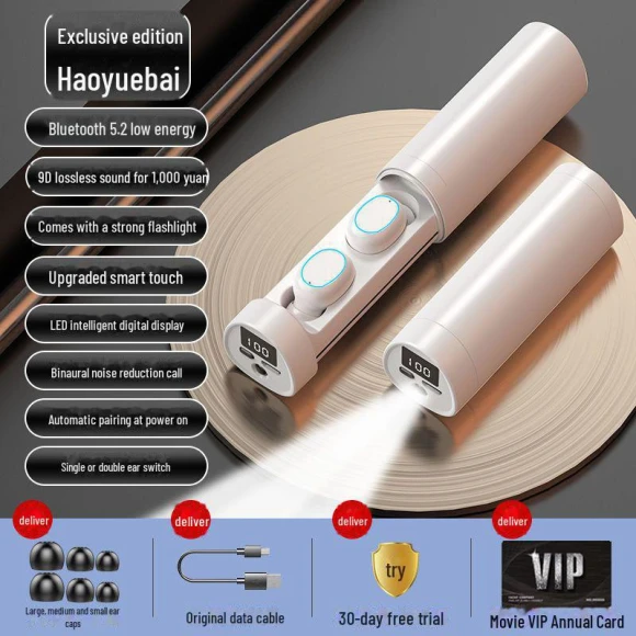 Mini True Wireless Bluetooth Earbuds — In-Ear Headphones, TopSky