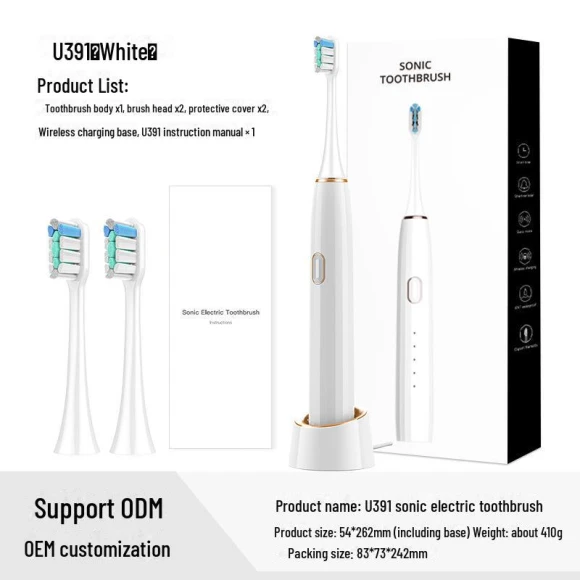 Smart Sonic Electric Toothbrush — Chargers, Baolijie