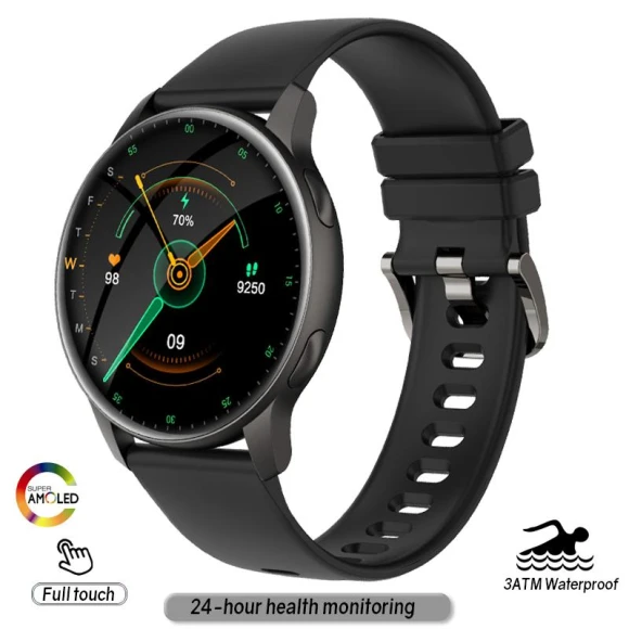 Waterproof Smartwatch with Always-On AMOLED Display — Smartwatches, Tiktop2