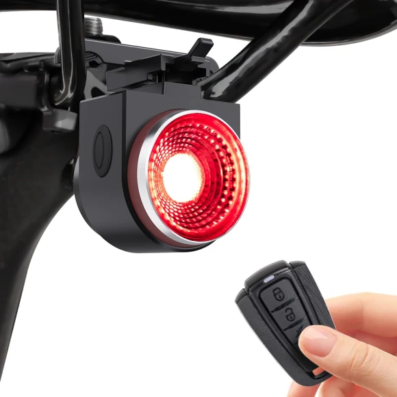 Smart Bicycle Alarm with Light and Vibration Brake — Security & Protection, Sunly