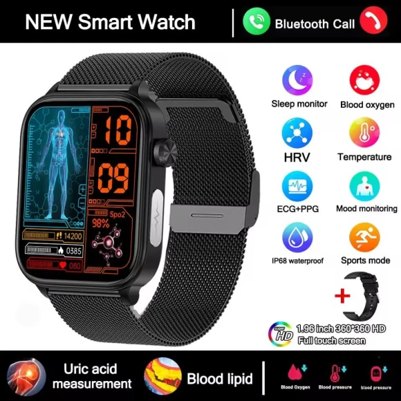 Smartwatch with Health Monitoring and Bluetooth Calling — Smartwatches, Lucky Start
