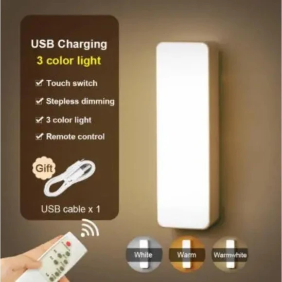 Touch Control LED Night Light with USB Charging and Wireless Dimming — Night Lights, Binchi Lighting Appliances