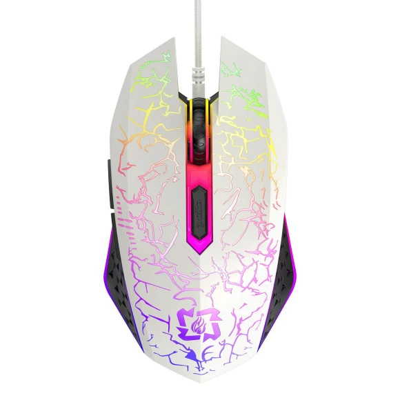 Two-Mode Silent Gaming Mouse with RGB Lighting — Gaming Mice, Computer boost