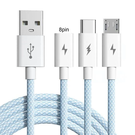 Fast Charging Cable 3-in-1 — Cables, SEOBIOG