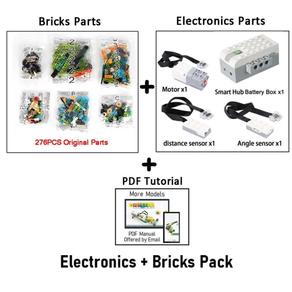 High-Tech Robotics Construction Basic Building Blocks Set — Construction Kits, WeDoing