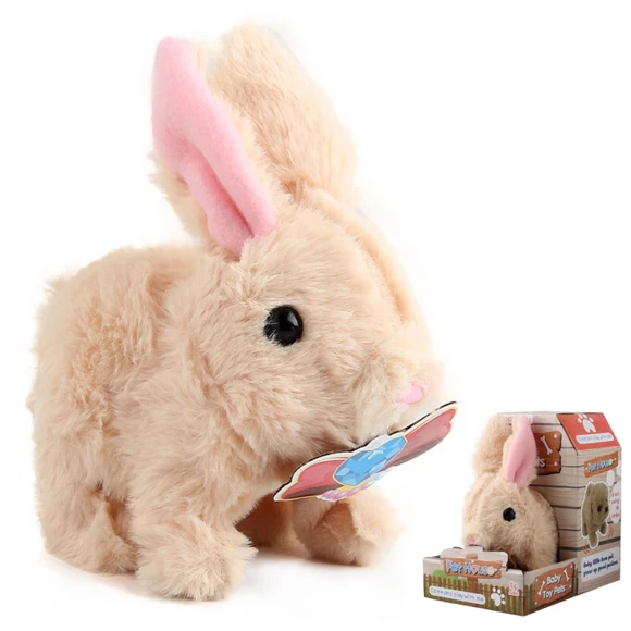 Smart Plush Bunny Toy — Interactive, Long nose