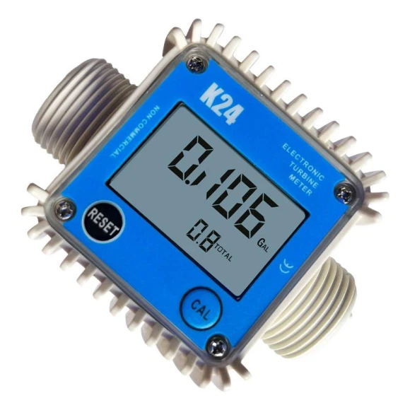 Turbine Flow Meter with Electronic Digital Display — Flow, Smart Mouse