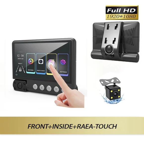 3-Channel FHD 1080P Car Dash Camera — Dashboard Cameras, JOHO - CarGear