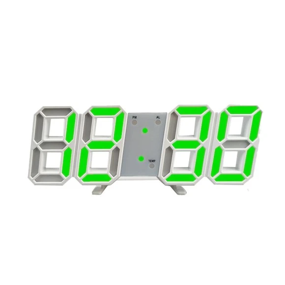 3D Glowing Digital Desk Clock — Clocks, Stone Home