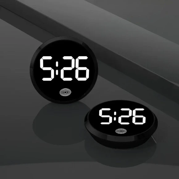 Glowing Electronic Car Clock — Clock, Auto Launcher
