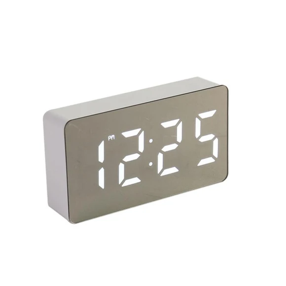 LED Mirror Alarm Clock — Clocks, Comfort Homeware