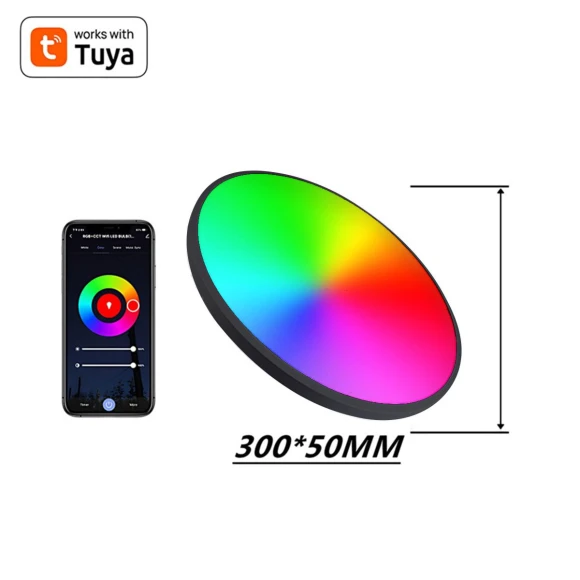 Round Ceiling Smart Light — Overhead Lighting, COMKIDS MALL