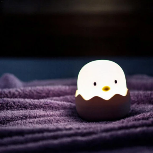 Silicone Touch Sensor Egg LED Night Light — Night Lights, Perphin Direct