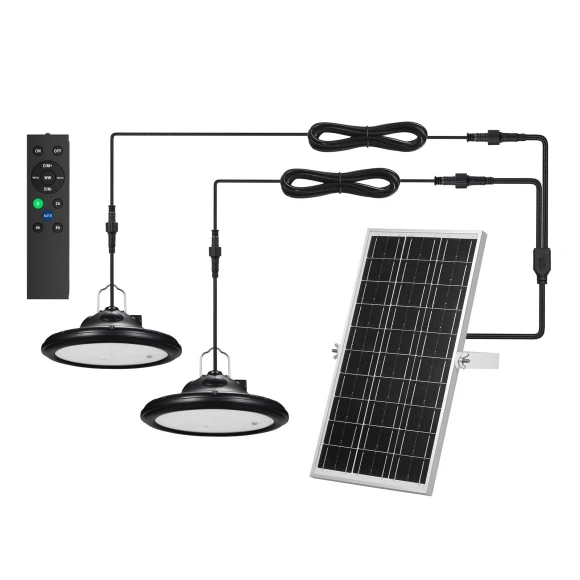 Solar-Powered Hanging Lights — Garden Illumination, World Auto Parts
