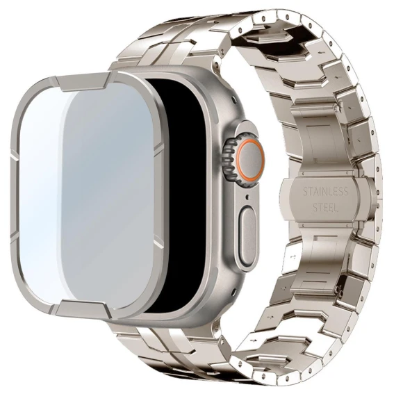 Ultra2 Aluminum Alloy Armor Frame with Integrated Tempered Film — Smartwatches, Smarter than future
