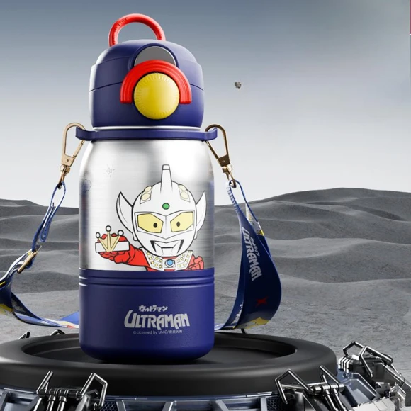Ultraman Four Drink Smart Thermos Cup for Kids — Travel Drinkware, Indoor Furniture