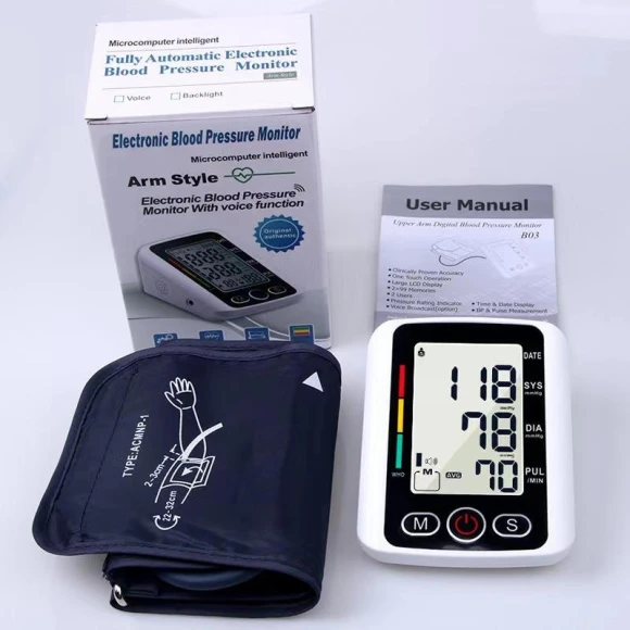 Automatic Electric Blood Pressure Monitor — Blood Pressure Monitors, Healthy Skin