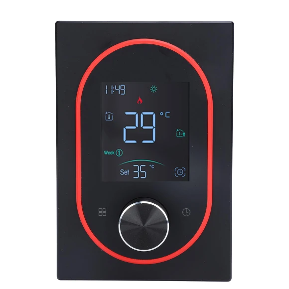 Color Smart Thermostat with Programmable Touch Screen and Control Knob — Home Climate Control, Vestidos