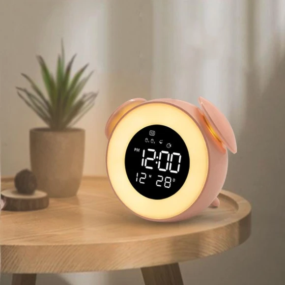 Digital Smart Alarm Clock with Night Light — Alarm, DC-HOME Textile