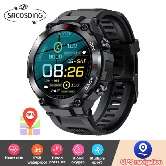 Military Sports Smartwatch — Smartwatches, Tiktop2
