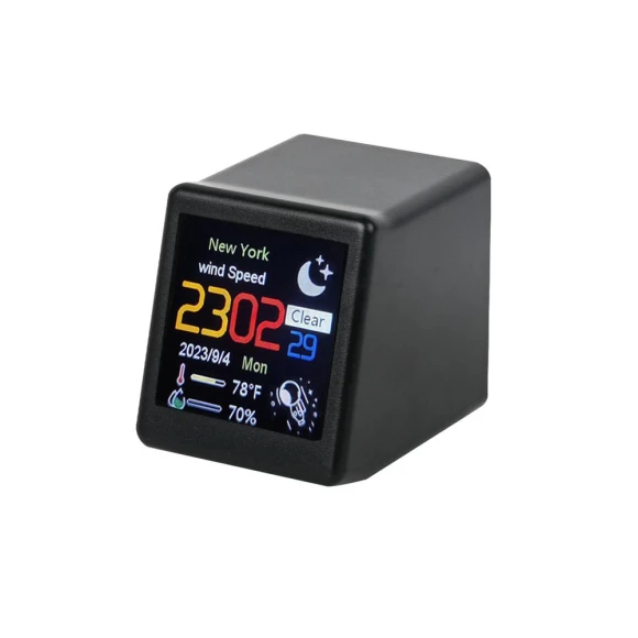 Mini Size Smart WIFI Weather Station Clock — Alarms & Clocks, Daily necessities-V