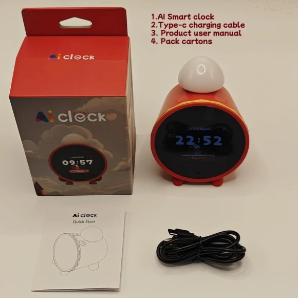 Multifunctional Cartoon Alarm Clock — Alarms & Clocks, Daily necessities-V