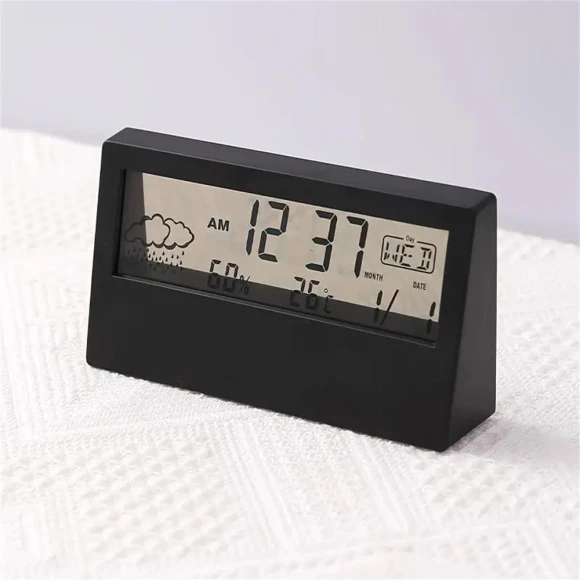 Silent Smart LED Desk Clock — Desk & Shelf, Daily necessities-V