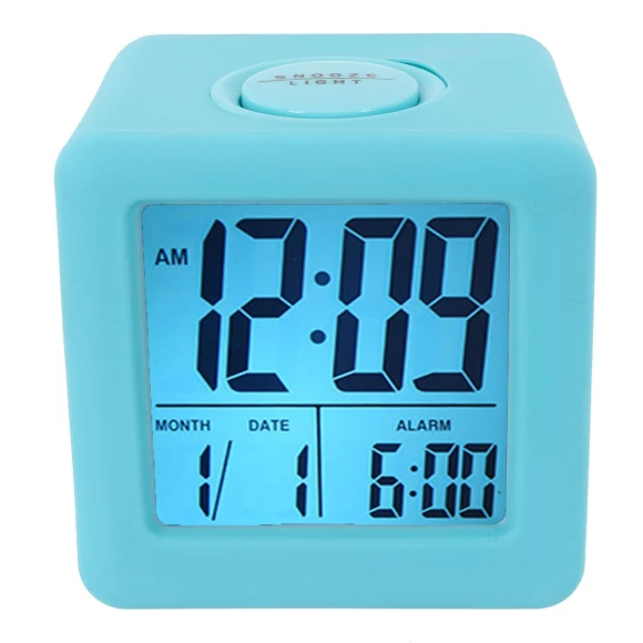 Silicone Square Alarm Clock — Alarms & Clocks, DC-HOME Textile
