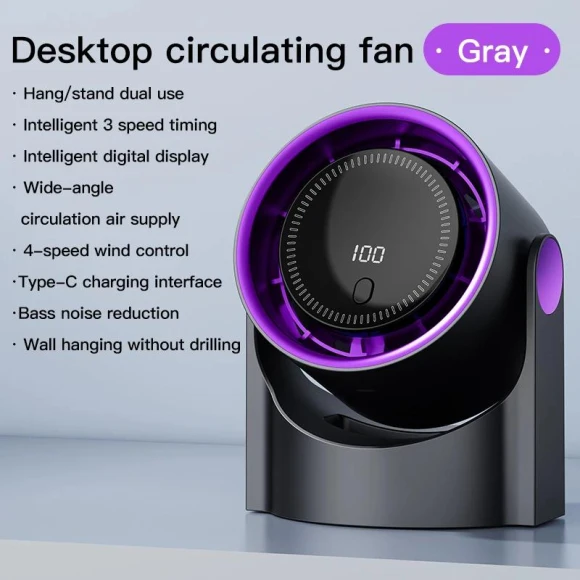Smart Electric Fan — Portable Cooling Solutions, Darling Women Boutique