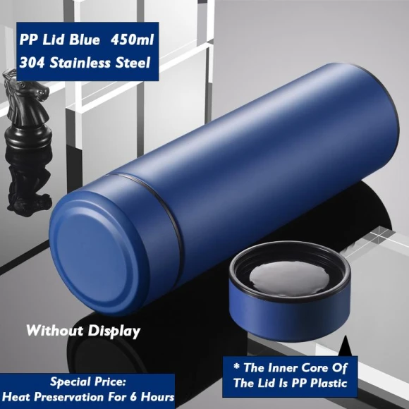 Smart Temperature Display Vacuum Insulated Stainless Steel Thermos Cup — Travel Drinkware, Versatile Home Furnishing