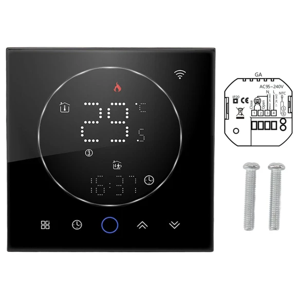 Smart Thermostat with LED Multicolor Display — Home Climate Control, Vestidos
