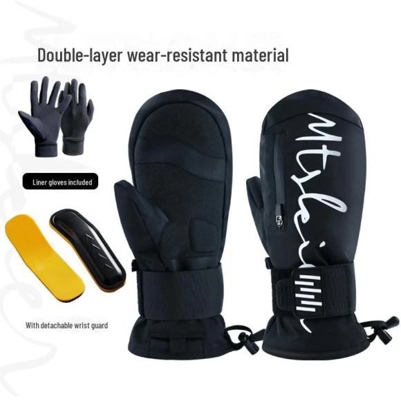 Waterproof Snowboard and Ski Gloves with Touchscreen and Wrist Support — Gloves & Mittens, VividTrove