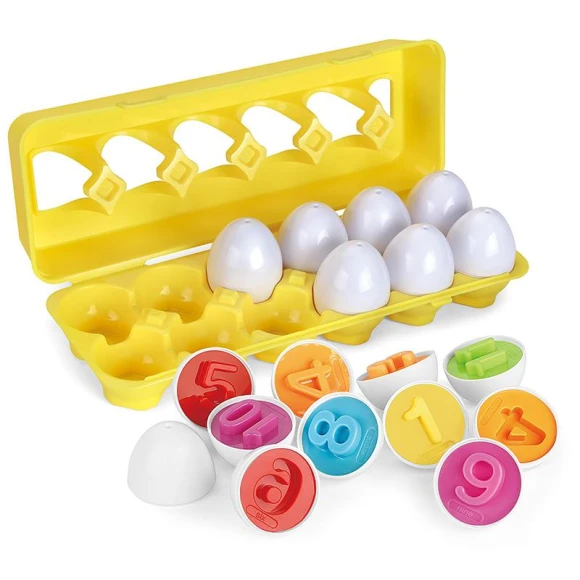 Early Education Pairing Smart Egg — Infant & Early Childhood Playthings, Happy Time For kids
