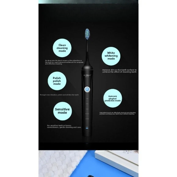 Electric Toothbrush for Adults with Inductive Charging — Electric Toothbrush Heads, Binchi Health Technology