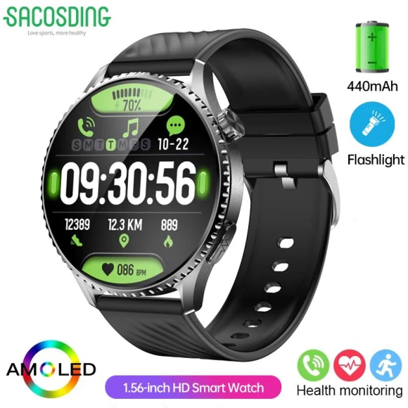 Smart Health Monitoring Watch — Smartwatches, SACOSDING