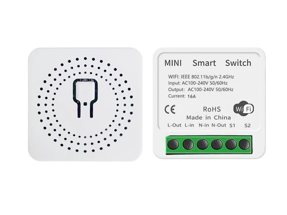 Smart Square Mini Contactor 16A WiFi — Smart Home Hubs & Controllers, TrendVibeCN