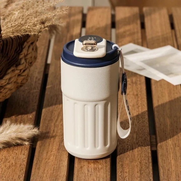 Smart Thermos with LED Temperature Display — Beverage Warmers, Garden Supplies My