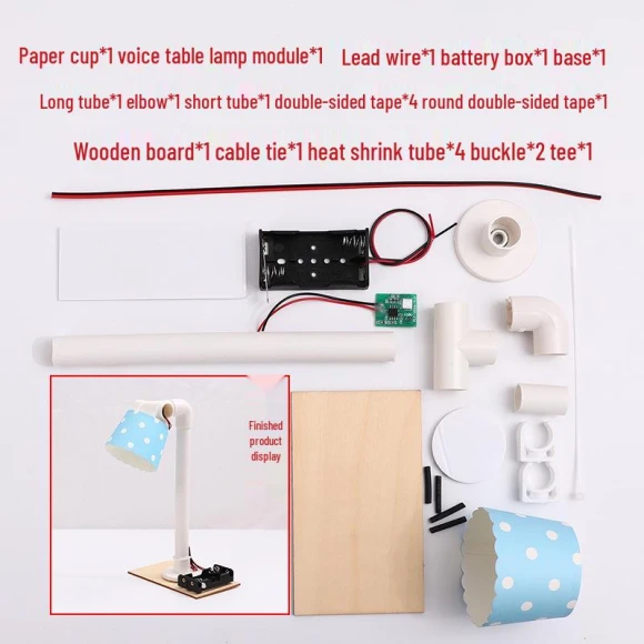 Smart Voice Table Lamp Kit — Science Kits, Super Go