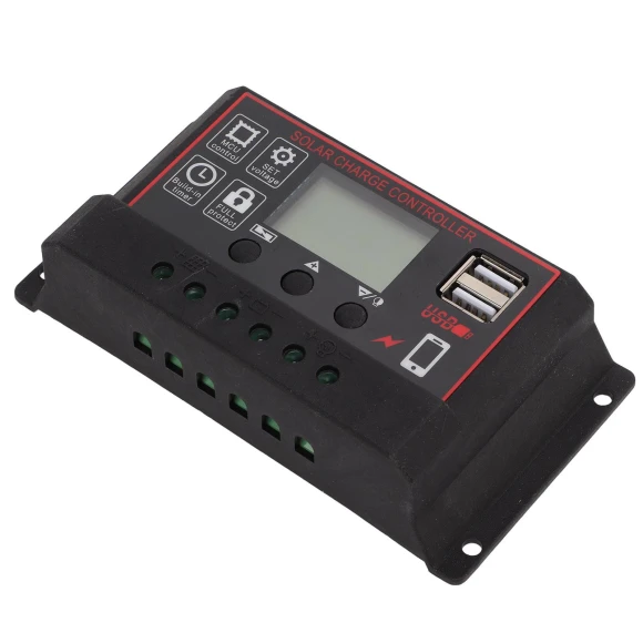 Solar Battery Charge Controller — Chargers, Fishine