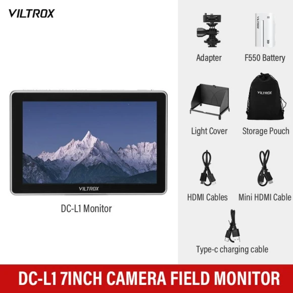7-inch On-Camera Field Monitor — Viewfinders, VILTROX