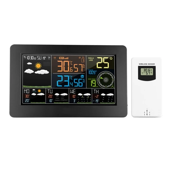 Colorful WiFi Weather Station — Barometers, AVE