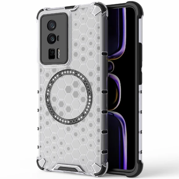 Magnetic Case TPU+PC Honeycomb Cushioning Shockproof Phone Cover — Phone Accessories, Smartwatch 2025