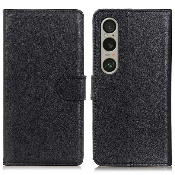 Magnetic Clasp Leather Case Wallet Phone Cover — Flip Cases, Smartwatch 2025